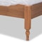 Baxton Studio Danielle Wood King Size Platform Storage Bed with Built-In Shelves 164-10664 - alternate 9